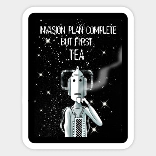 But First Tea Sticker